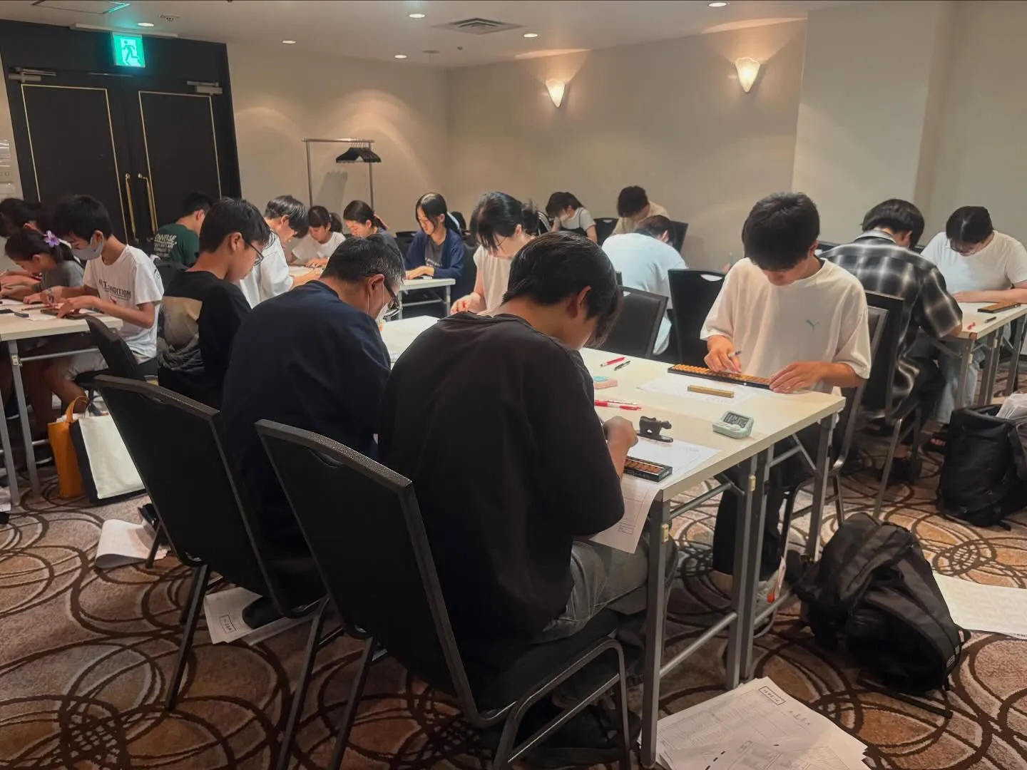 明日は令和7年度全日本珠算選手権大会ですね！今日は埼玉県支部...